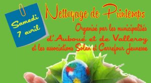 Nettoyage de printemps @ baignade de Valleroy
